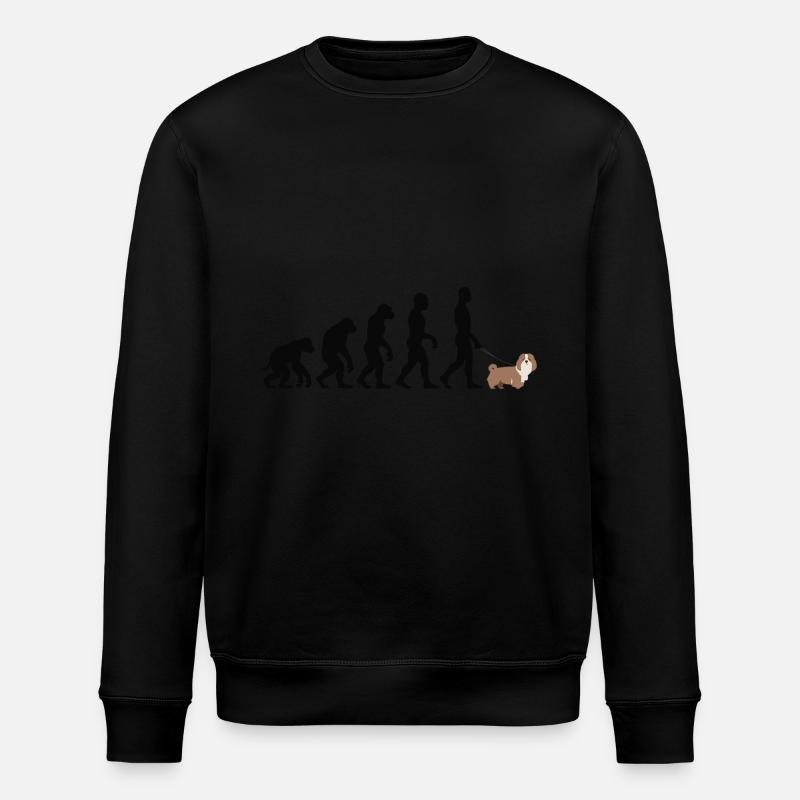 Lhasa Apso - Stanley/Stella ROLLER Unisex Organic Sweatshirt - black