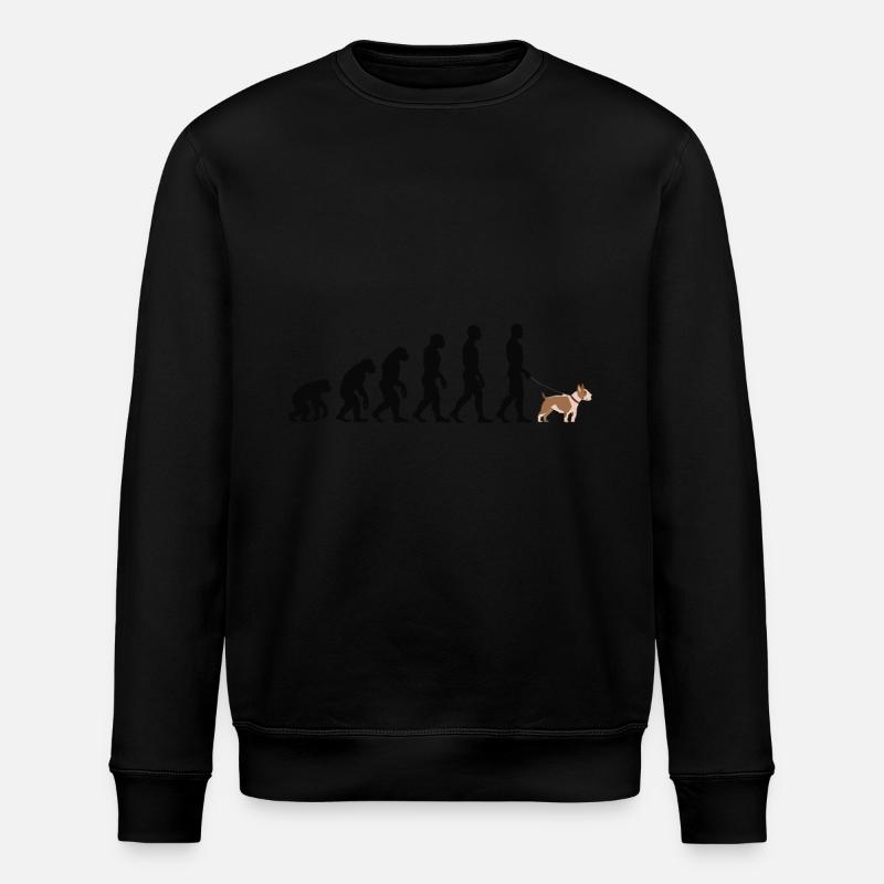 Bullterrier - Stanley/Stella Unisex Bio-Sweatshirt ROLLER - Schwarz