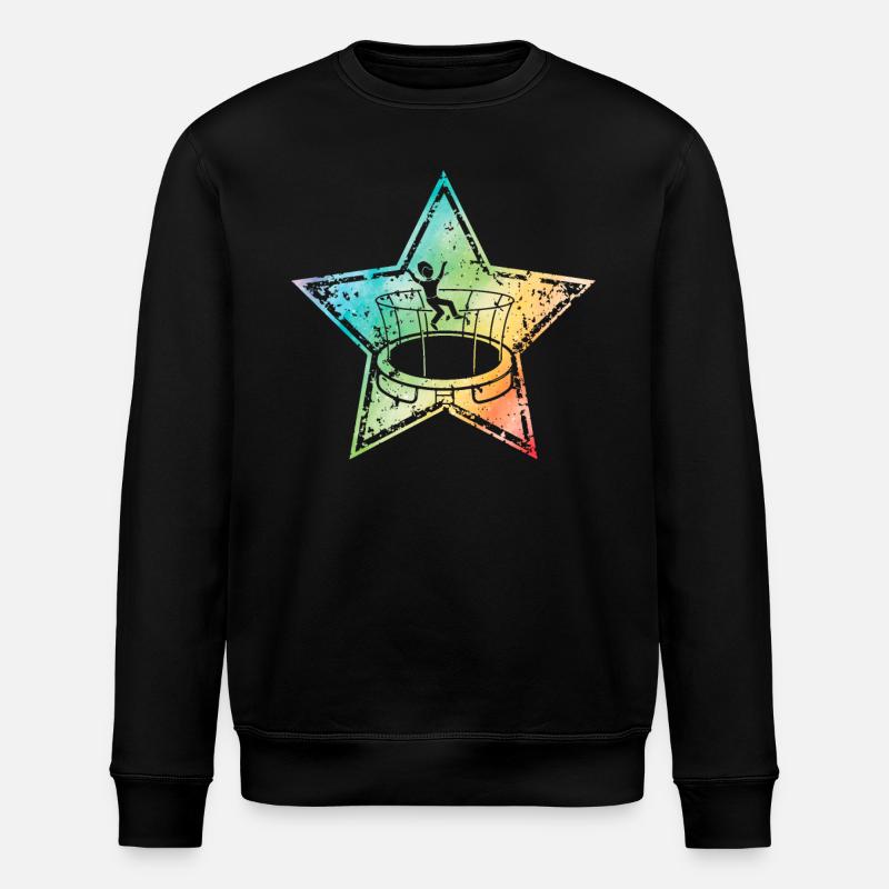 Trampolin - Stanley/Stella Unisex Bio-Sweatshirt ROLLER - Schwarz