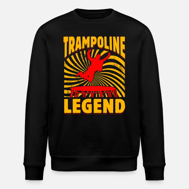 Légende du trampoline - Sweat bio ROLLER Stanley/Stella Unisexe - noir