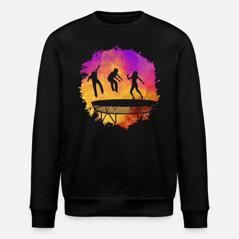 Trampolin - Stanley/Stella Unisex Bio-Sweatshirt ROLLER - Schwarz
