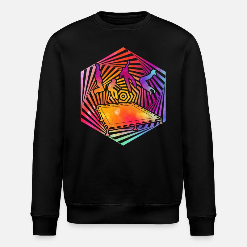 Trampolin - Stanley/Stella Unisex Bio-Sweatshirt ROLLER - Schwarz