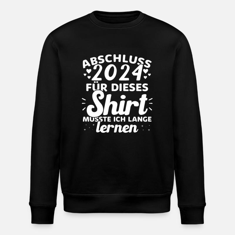 Abschluss 2024 Abschluss der Realschule - Stanley/Stella Unisex Bio-Sweatshirt ROLLER - Schwarz