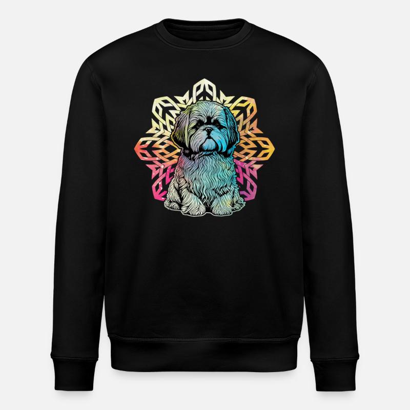 Shih Tzu - Stanley/Stella Unisex Bio-Sweatshirt ROLLER - Schwarz