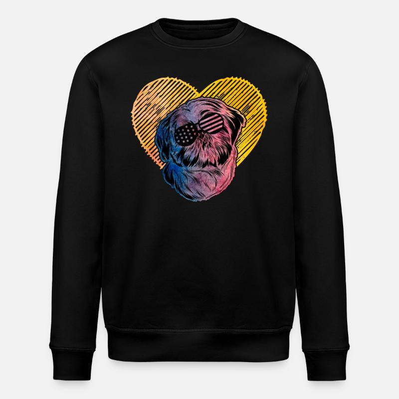 Shih Tzu - Stanley/Stella Unisex Bio-Sweatshirt ROLLER - Schwarz