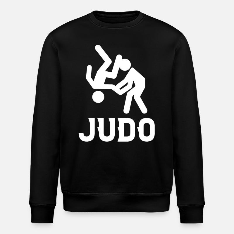 Judo - Sweat bio ROLLER Stanley/Stella Unisexe - noir