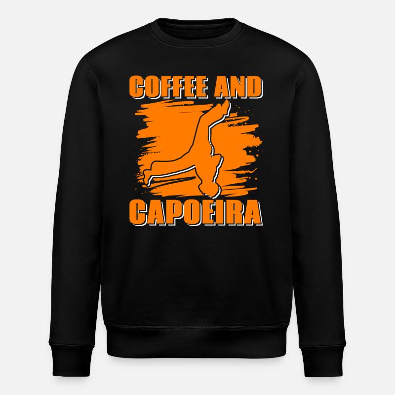 Coffee and Capoeira - Stanley/Stella ROLLER Unisex Organic Sweatshirt - black