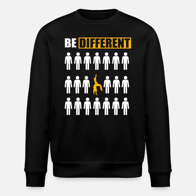 Sei anders Capoeira - Stanley/Stella Unisex Bio-Sweatshirt ROLLER - Schwarz