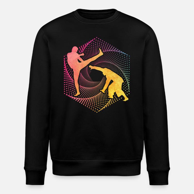 Capoeira - Stanley/Stella Unisex Bio-Sweatshirt ROLLER - Schwarz