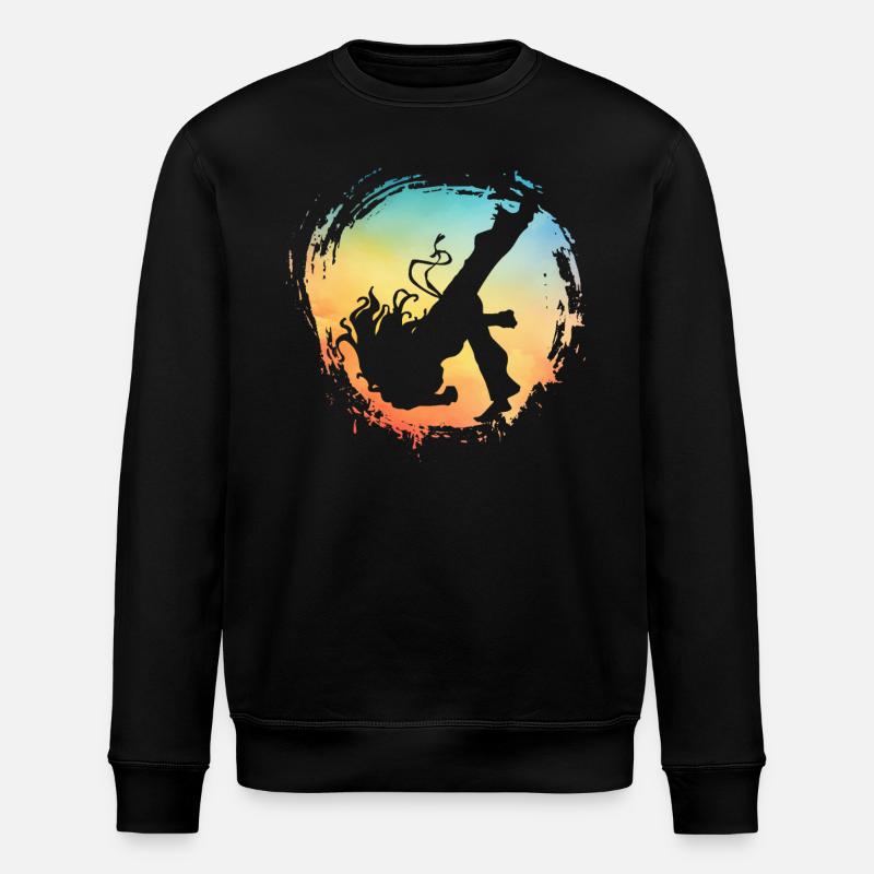 Capoeira - Stanley/Stella Unisex Bio-Sweatshirt ROLLER - Schwarz