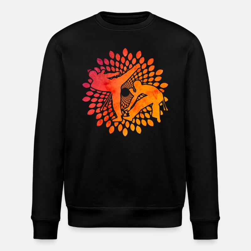 Capoeira - Stanley/Stella Unisex Bio-Sweatshirt ROLLER - Schwarz