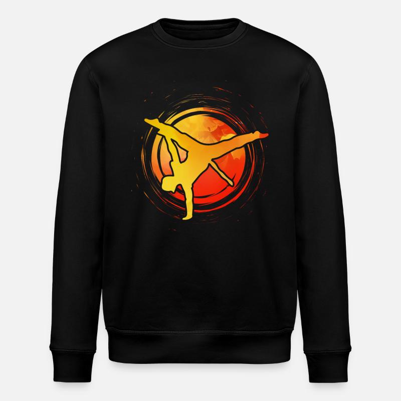 Capoeira - Stanley/Stella Unisex Bio-Sweatshirt ROLLER - Schwarz