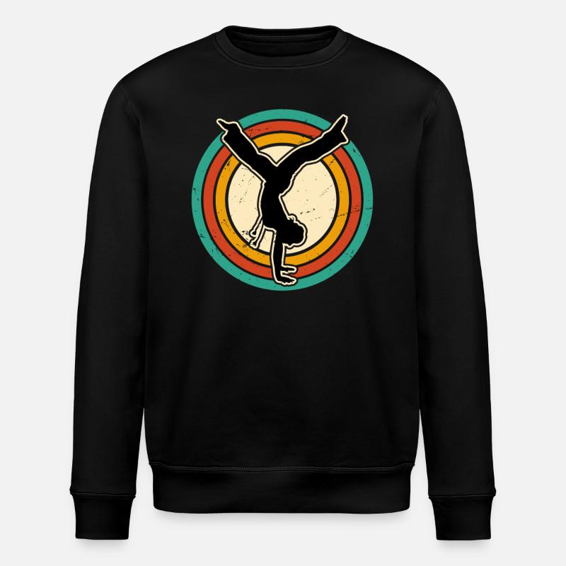 Capoeira - Stanley/Stella Unisex Bio-Sweatshirt ROLLER - Schwarz