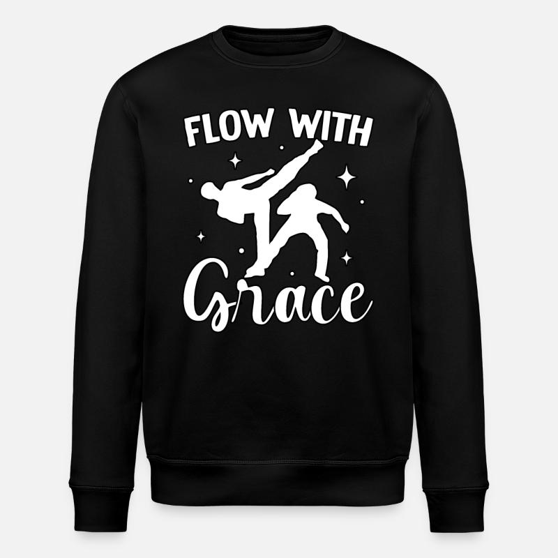Coulez avec grâce - Sweat bio ROLLER Stanley/Stella Unisexe - noir