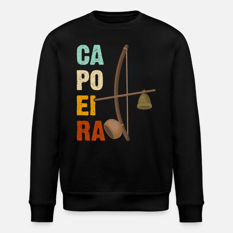 Capoeira - Stanley/Stella Unisex Bio-Sweatshirt ROLLER - Schwarz