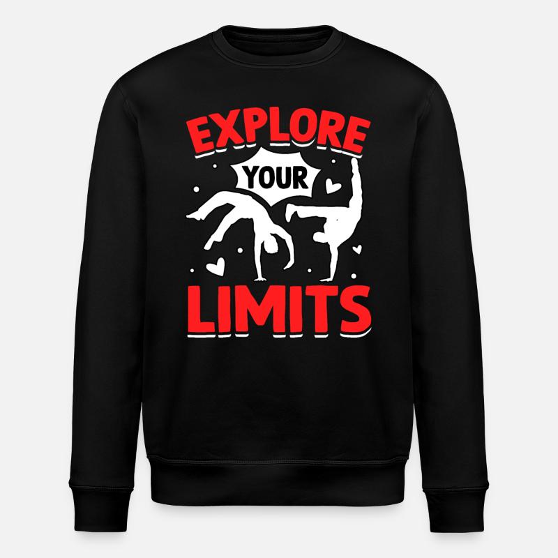 Explore your Limits - Stanley/Stella ROLLER Unisex Organic Sweatshirt - black