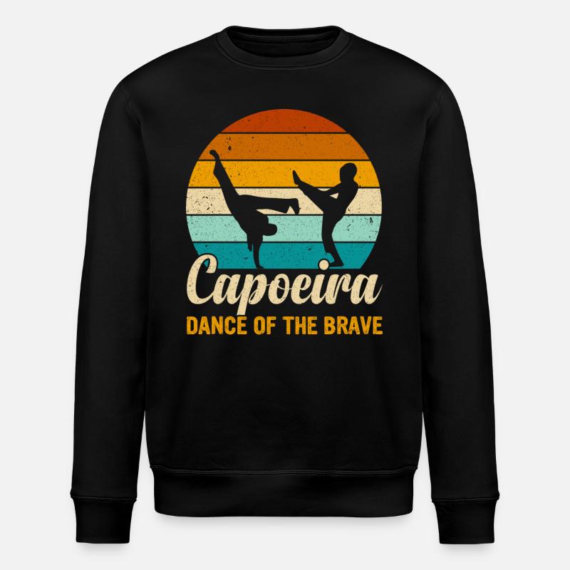 Capoeira danse des braves - Sweat bio ROLLER Stanley/Stella Unisexe - noir