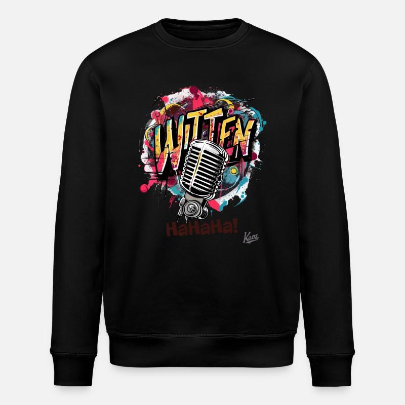 Witten – Ruhrpott Stolz - Stanley/Stella Unisex Bio-Sweatshirt ROLLER - Schwarz