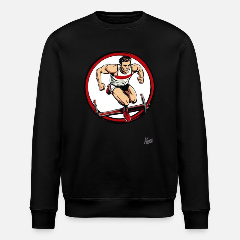 Athlétisme et haies - Sweat bio ROLLER Stanley/Stella Unisexe - noir