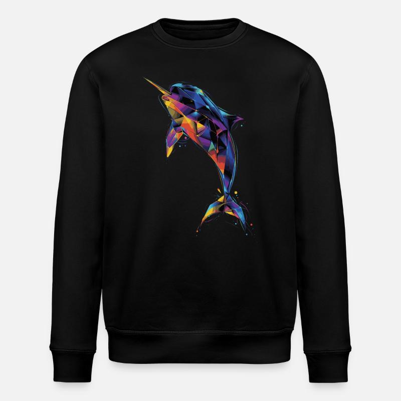 Narwal - Stanley/Stella Unisex Bio-Sweatshirt ROLLER - Schwarz