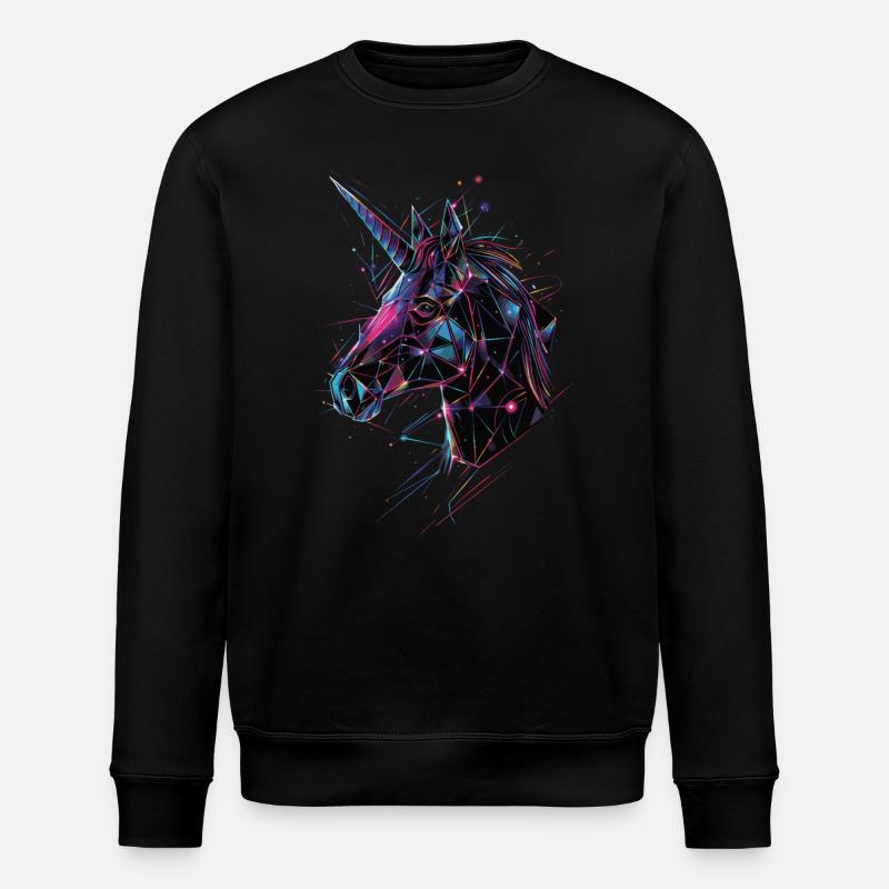 Licorne - Sweat bio ROLLER Stanley/Stella Unisexe - noir