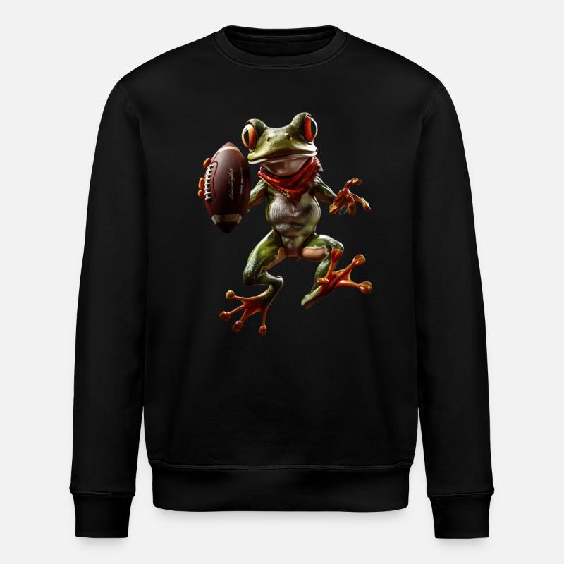 Frosch - Stanley/Stella Unisex Bio-Sweatshirt ROLLER - Schwarz