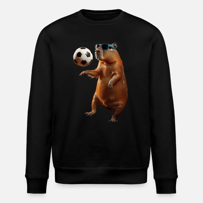 Capybara - Sweat bio ROLLER Stanley/Stella Unisexe - noir