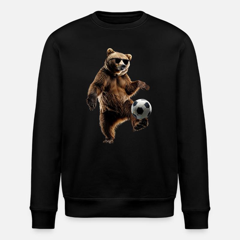 Grizzli - Sweat bio ROLLER Stanley/Stella Unisexe - noir
