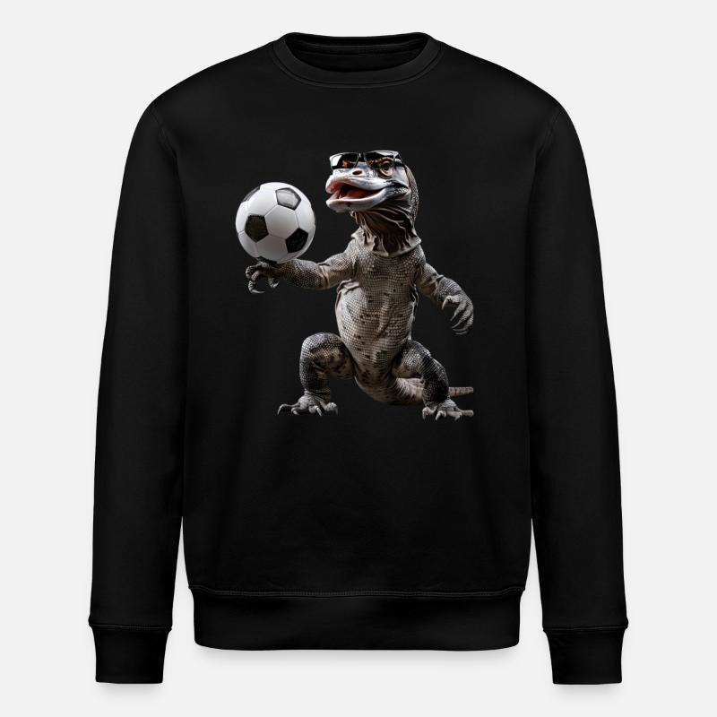 Dragon de Komodo - Sweat bio ROLLER Stanley/Stella Unisexe - noir