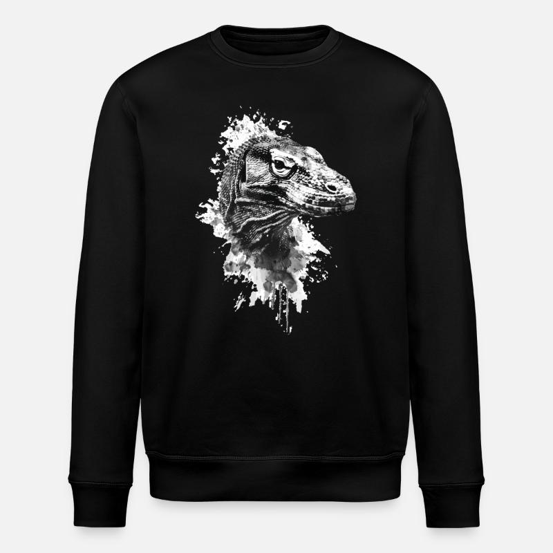 Dragon de Komodo - Sweat bio ROLLER Stanley/Stella Unisexe - noir