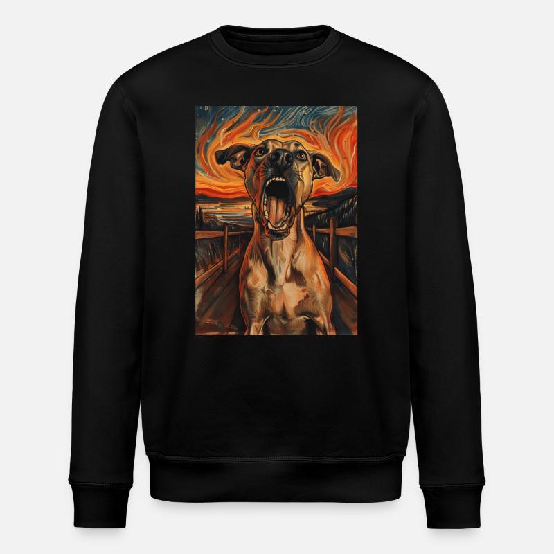 Hund - Stanley/Stella Unisex Bio-Sweatshirt ROLLER - Schwarz