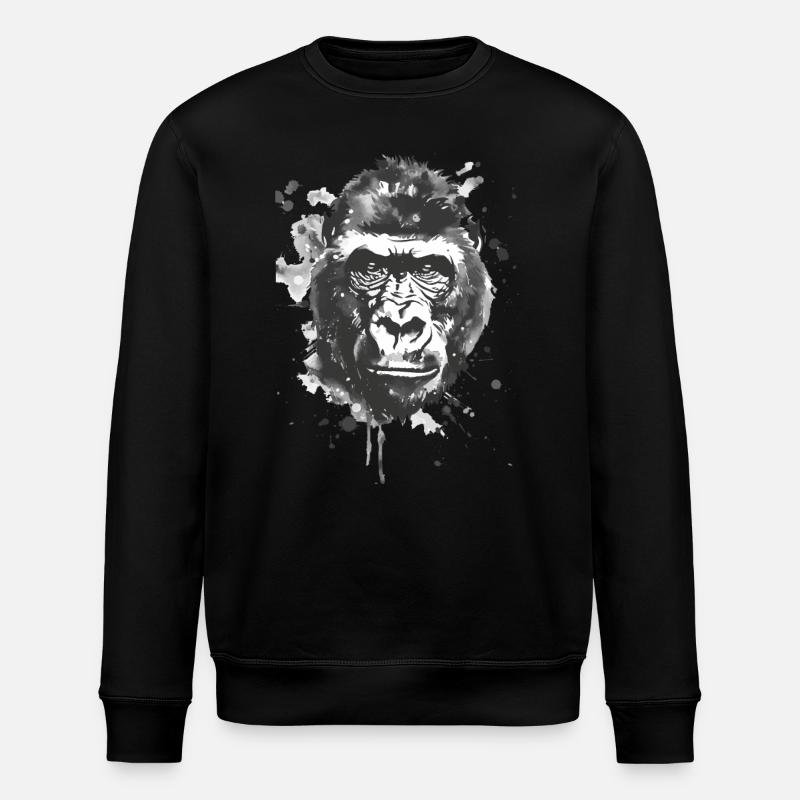 Gorille - Sweat bio ROLLER Stanley/Stella Unisexe - noir