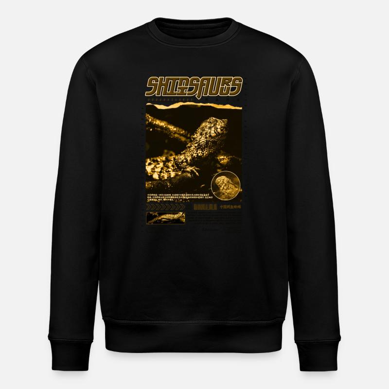 Chinesisches Krokodil Eidechse Shinisaurus Crocodilurus - Stanley/Stella Unisex Bio-Sweatshirt ROLLER - undefined