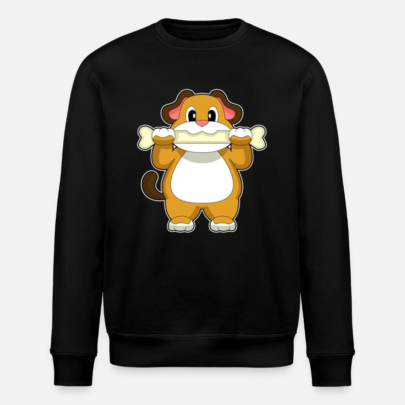 Os de chien - Sweat bio ROLLER Stanley/Stella Unisexe - noir