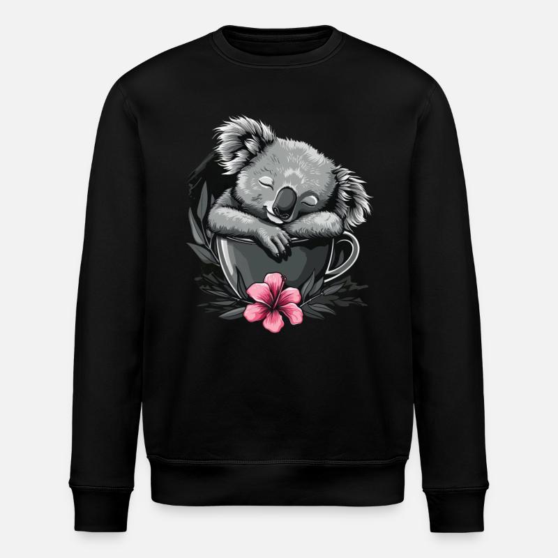 Koala - Sweat bio ROLLER Stanley/Stella Unisexe - noir