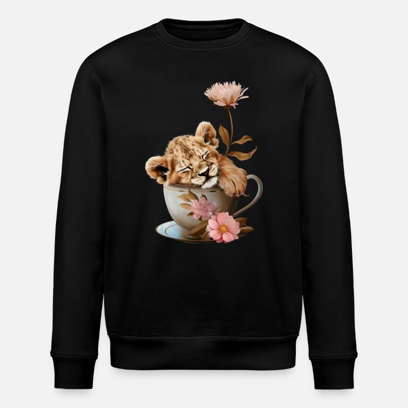 Lion - Sweat bio ROLLER Stanley/Stella Unisexe - noir