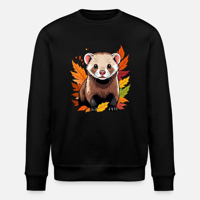 Furet mignon - Sweat bio ROLLER Stanley/Stella Unisexe - noir
