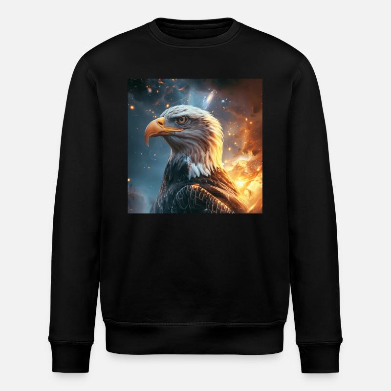 Eagle - Stanley/Stella ROLLER Unisex Organic Sweatshirt - black