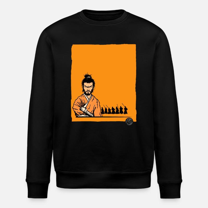 The Deadly Samurai - Stanley/Stella ROLLER Unisex Organic Sweatshirt - black