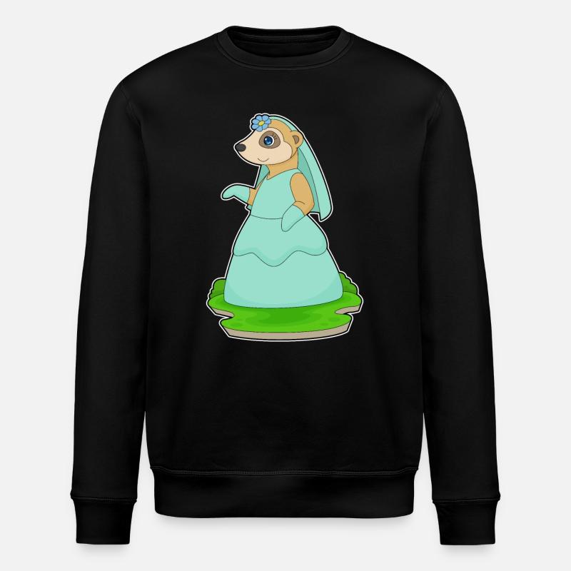 Suricate Voile de mariée Mariage - Sweat bio ROLLER Stanley/Stella Unisexe - noir