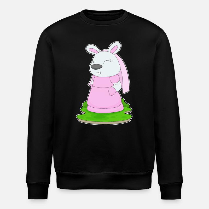 Lapin Voile de mariée Mariage - Sweat bio ROLLER Stanley/Stella Unisexe - noir