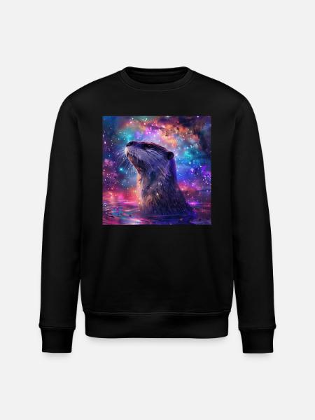 Otter - Stanley/Stella ROLLER Unisex Organic Sweatshirt - black