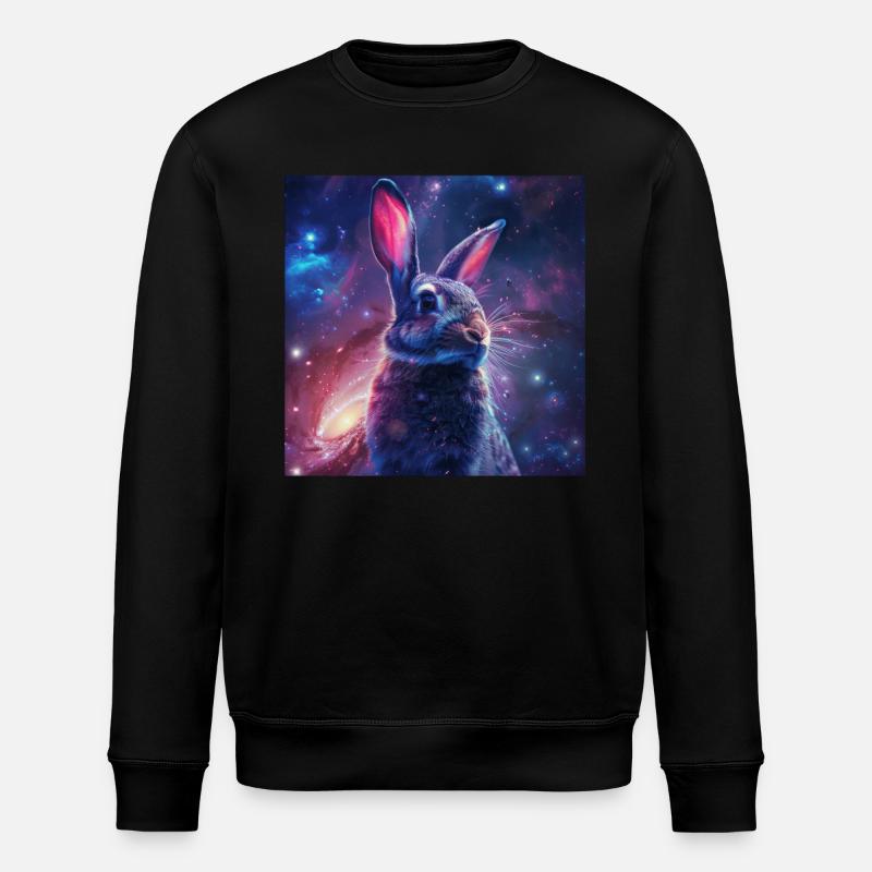 Rabbit - Stanley/Stella ROLLER Unisex Organic Sweatshirt - black