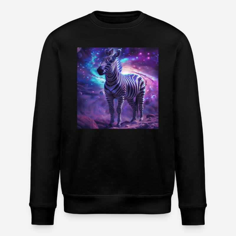 Zebra - Stanley/Stella Unisex Bio-Sweatshirt ROLLER - Schwarz