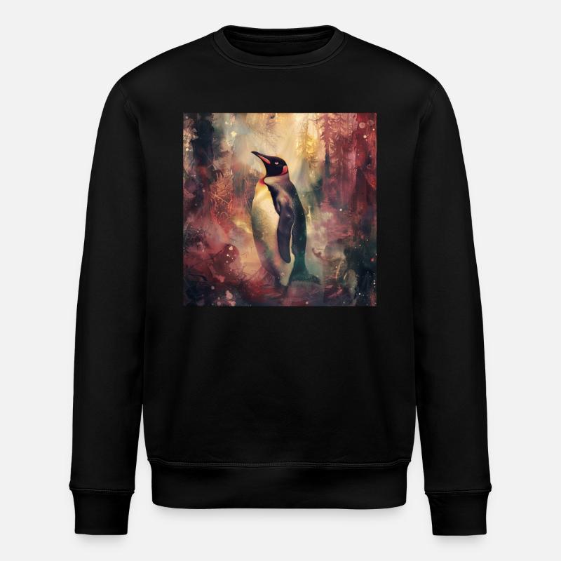Pinguin - Stanley/Stella Unisex Bio-Sweatshirt ROLLER - Schwarz