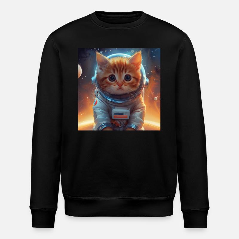 Chat - Sweat bio ROLLER Stanley/Stella Unisexe - noir