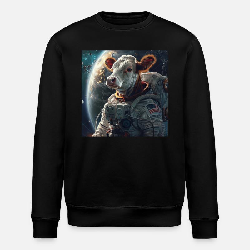 Vache - Sweat bio ROLLER Stanley/Stella Unisexe - noir