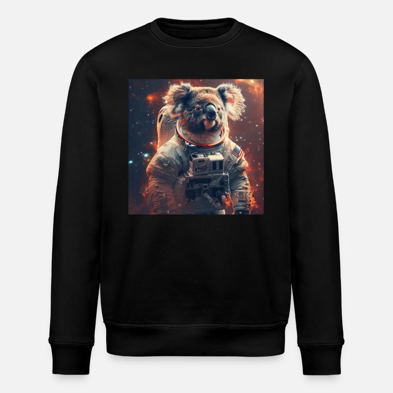Koala - Stanley/Stella ROLLER Unisex Organic Sweatshirt - black