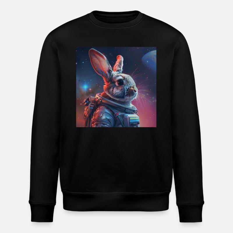 Lapin - Sweat bio ROLLER Stanley/Stella Unisexe - noir