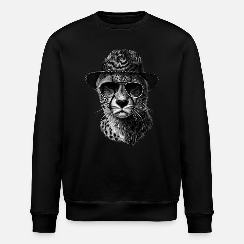 Guépard - Sweat bio ROLLER Stanley/Stella Unisexe - noir